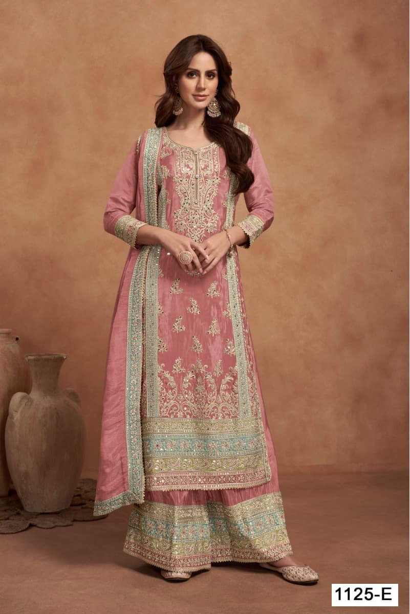 Super Hit Nazia 1125 Designer Vichitra Silk Salwar Suits Collection