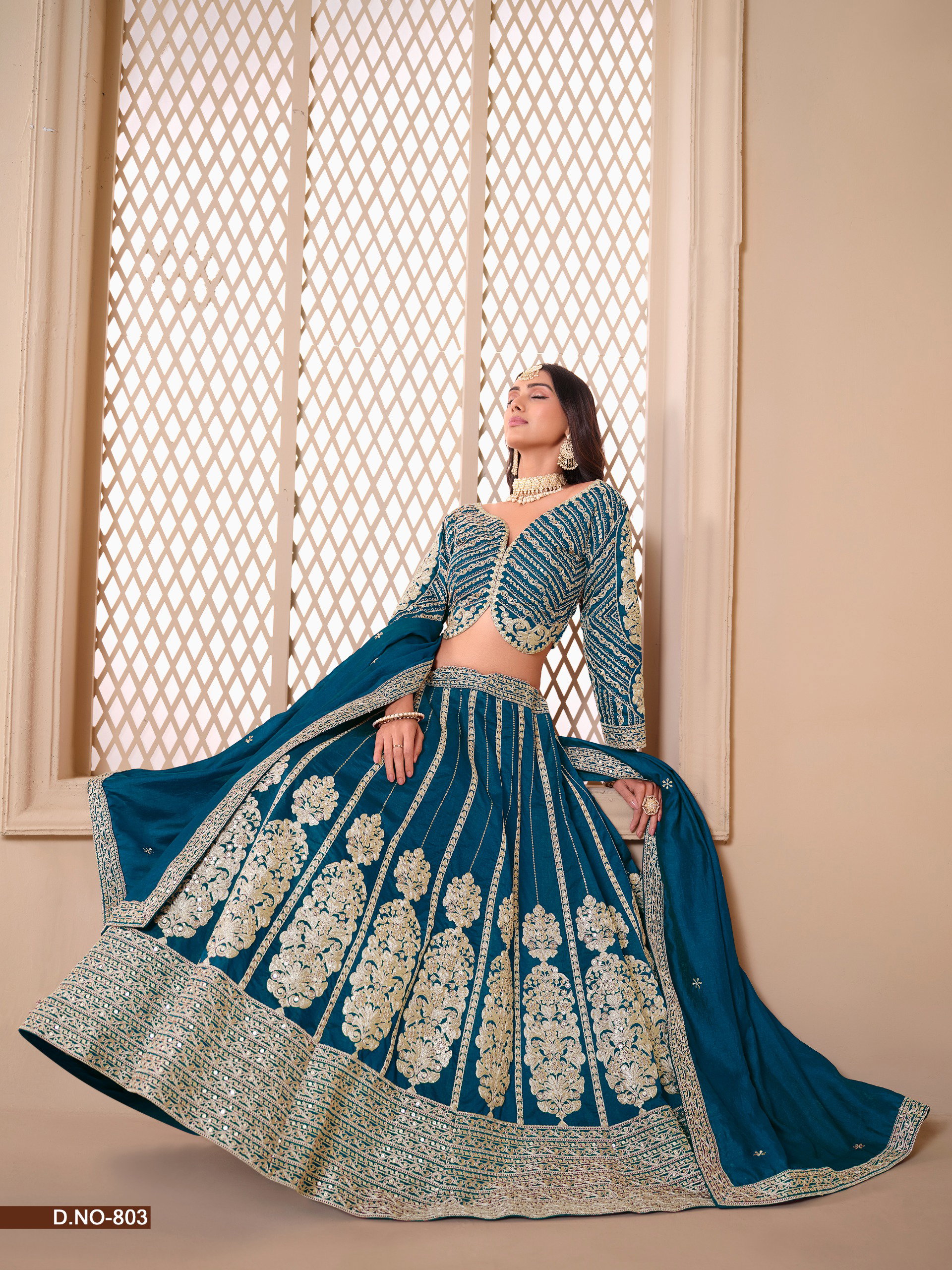 Mehvish Vol 8 Shimmer Art Silk Designer Lehenga Choli Collection