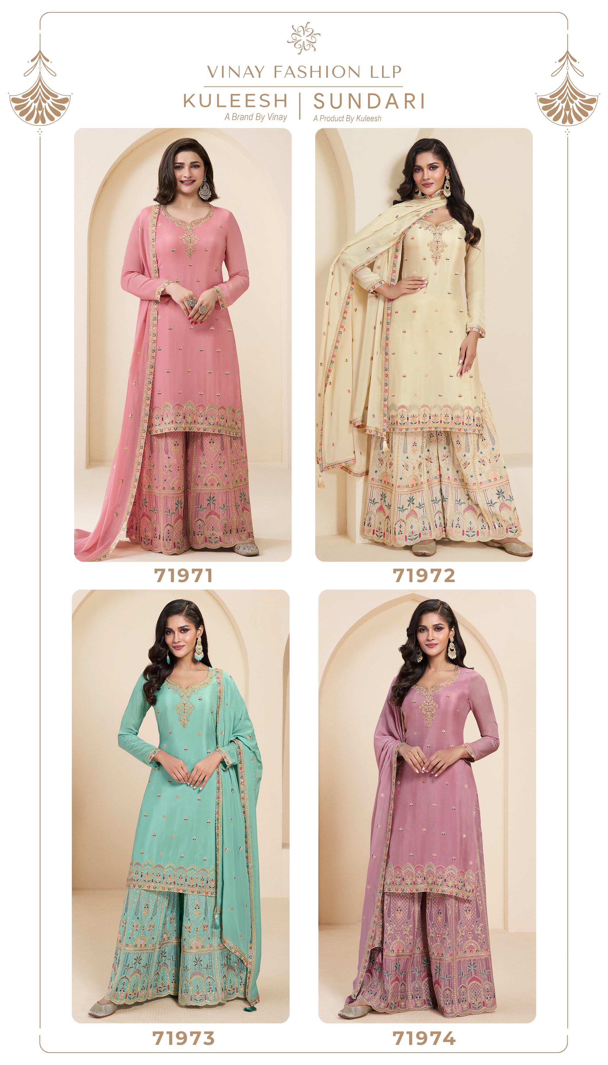 Vinay Kuleesh Sundari Designer Salwar Kameez Collection
