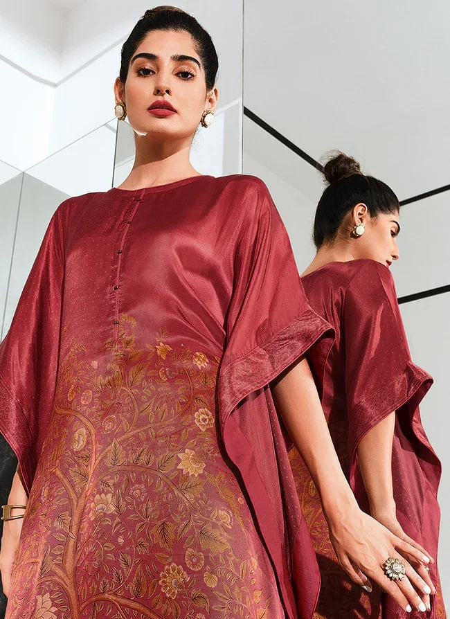  Varsha Tree Of Life Digital Print Kaftan