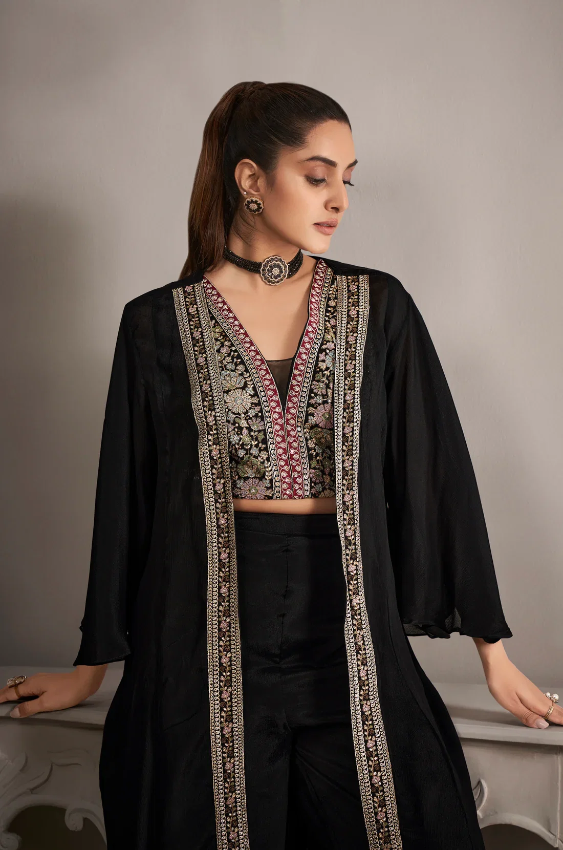 Lekha AVIW -2339 Pure Chinon Georgette With Koti 