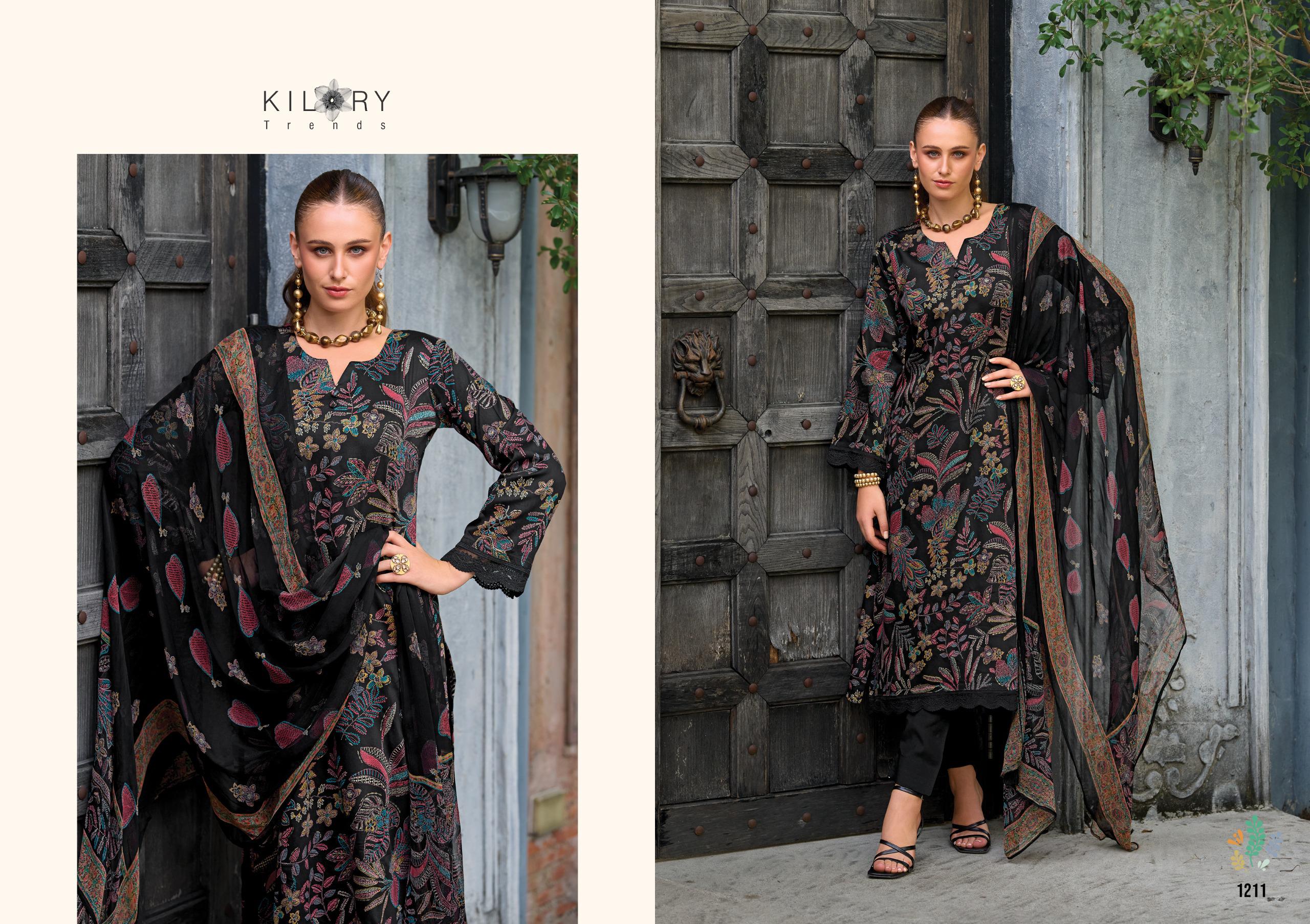 Kilory Ibadat Jam Cotton Digital Foil Printed Salwar Kameez