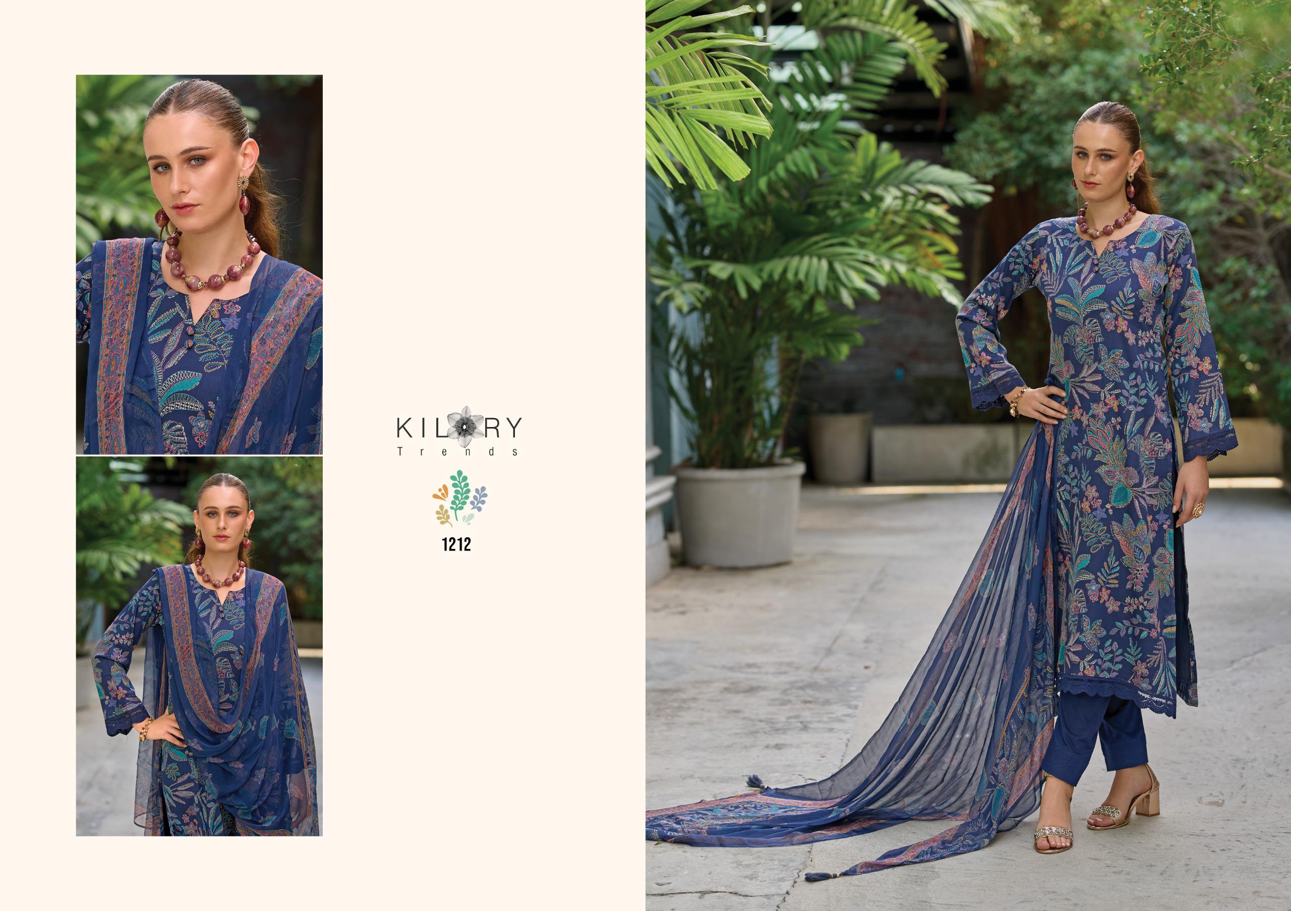 Kilory Ibadat Jam Cotton Digital Foil Printed Salwar Kameez