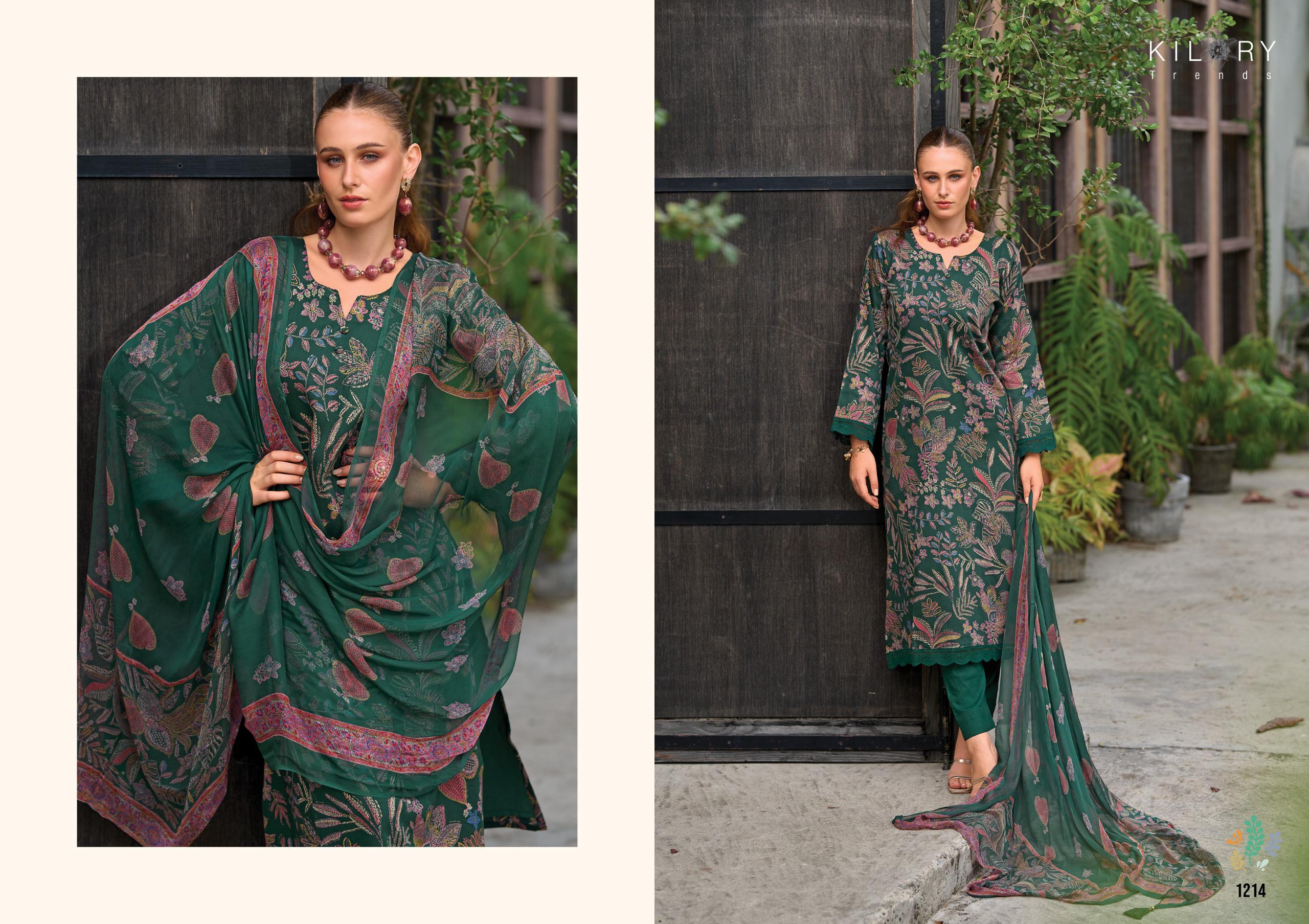 Kilory Ibadat Jam Cotton Digital Foil Printed Salwar Kameez