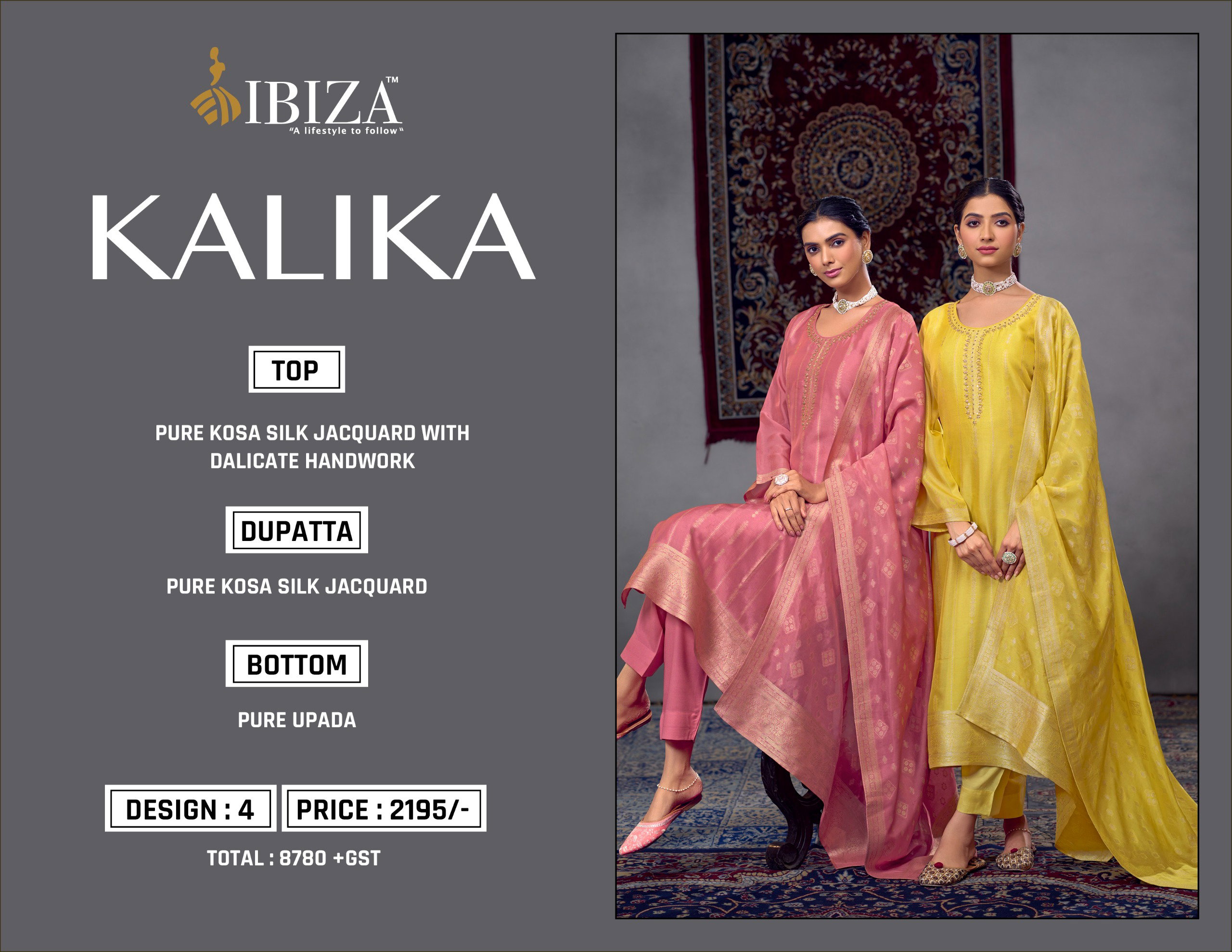 Ibiza Kalika Kosa Silk Salwar Kameez Collection