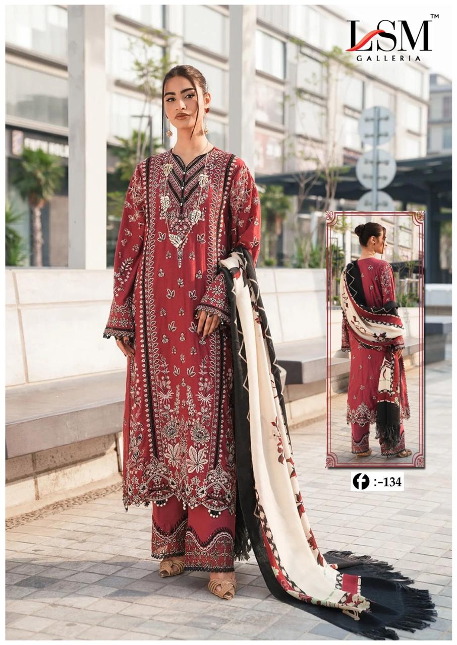 Lsm Firdous Queen Exclusive Heavy Lawn Vol 13 Dress Material Collection