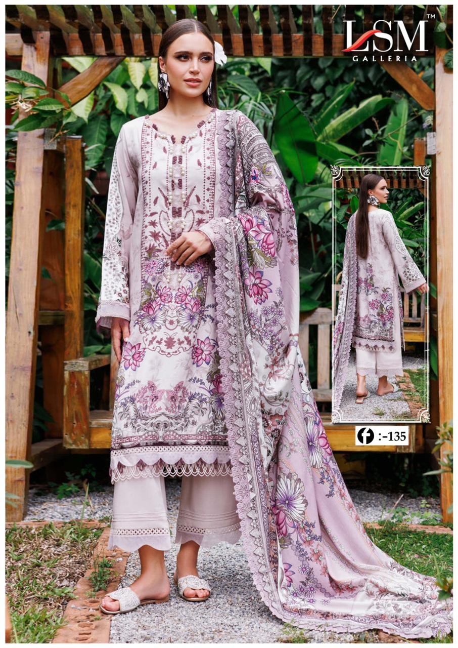 Lsm Firdous Queen Exclusive Heavy Lawn Vol 13 Dress Material Collection