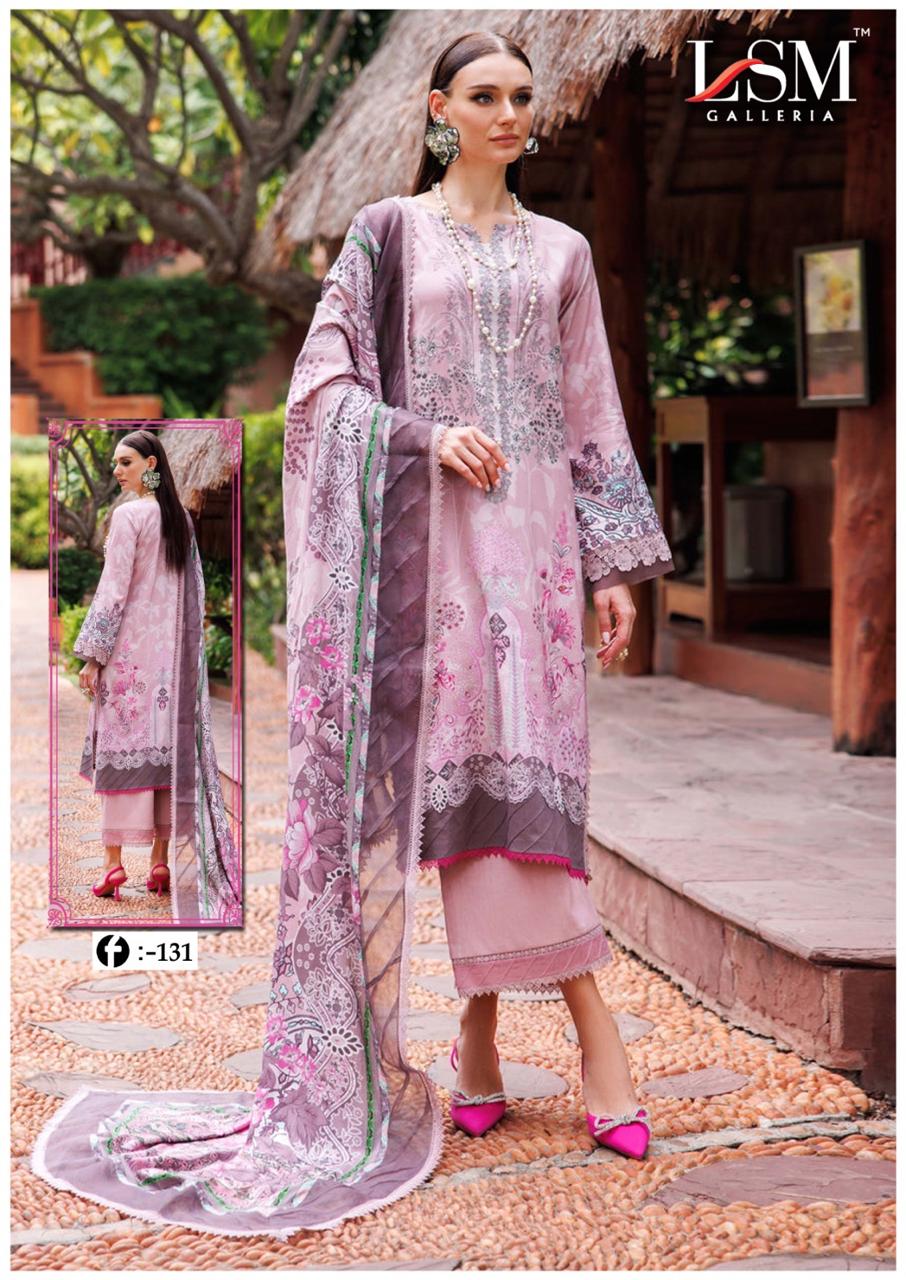 Lsm Firdous Queen Exclusive Heavy Lawn Vol 13 Dress Material Collection