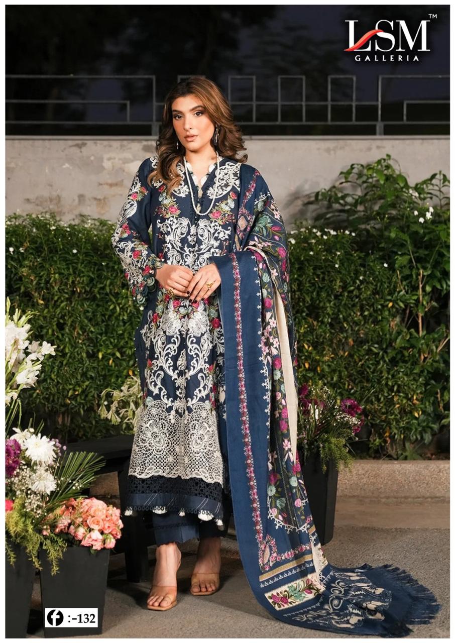 Lsm Firdous Queen Exclusive Heavy Lawn Vol 13 Dress Material Collection