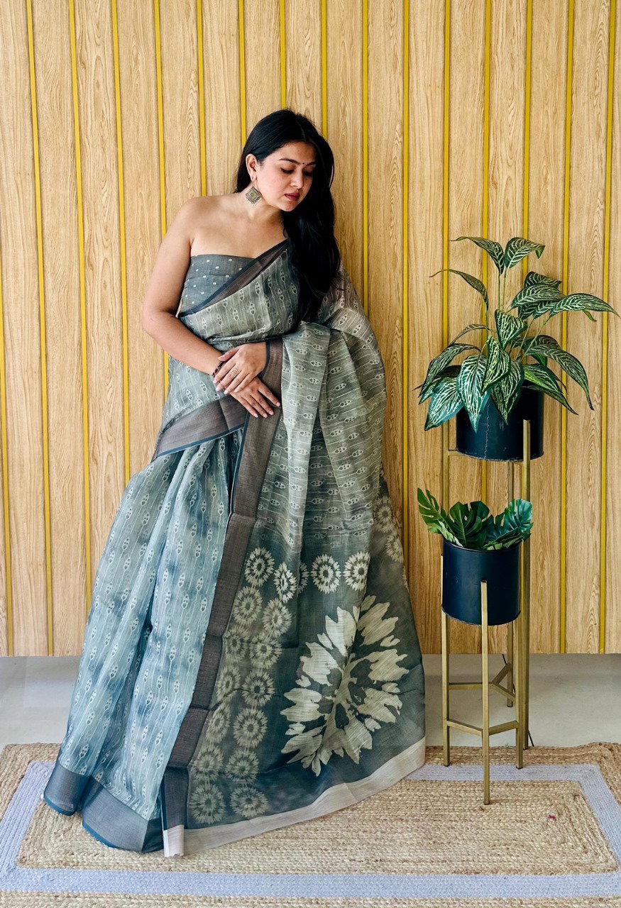Vc Kalki Digital Printed Cotton Saree Collection