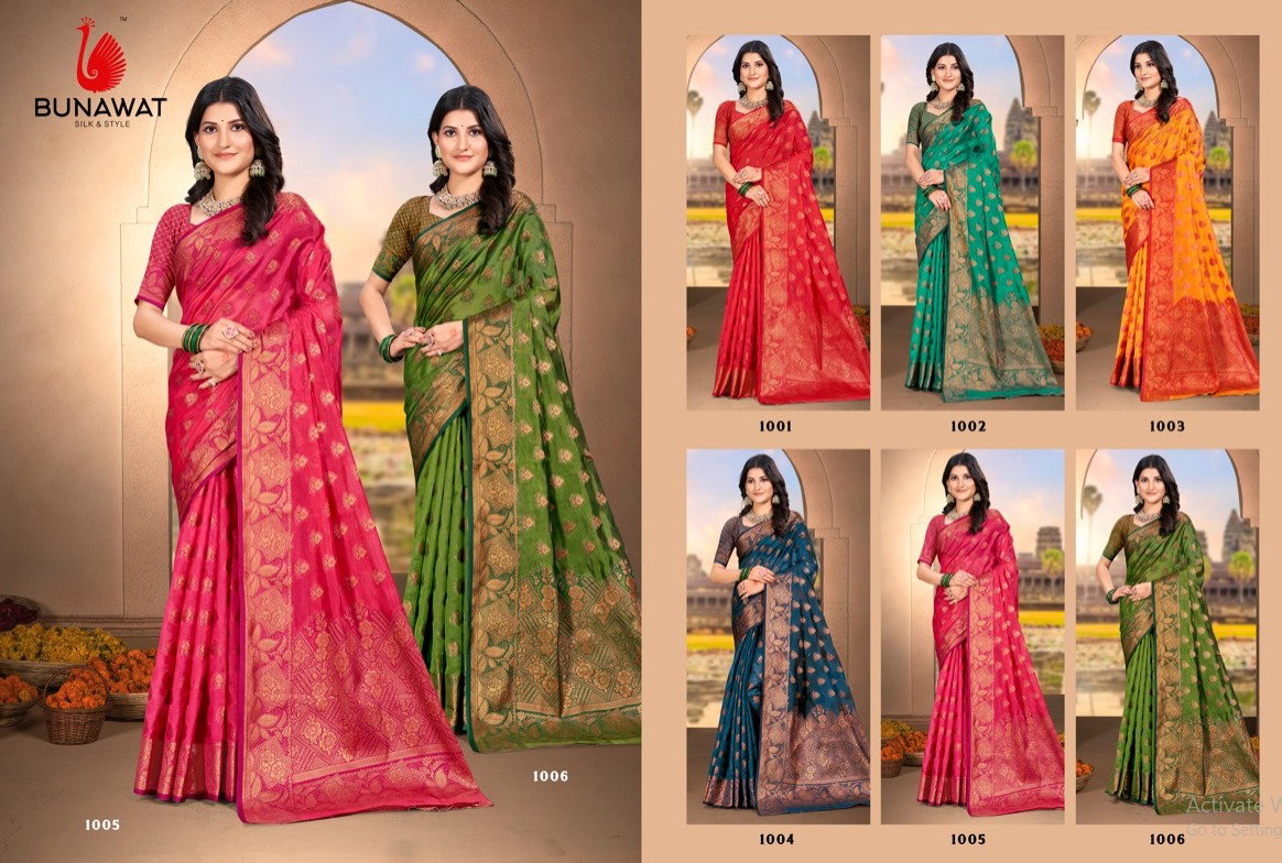 Bunawat Shakuntala Vol 2 Stylish Wedding Wear Silk Saree Collection