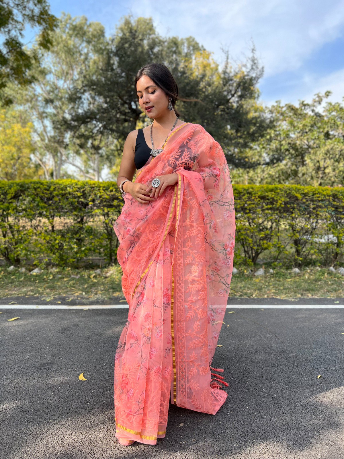 Golden Patti 2 Fancy Party Wear Organza Saree Collection