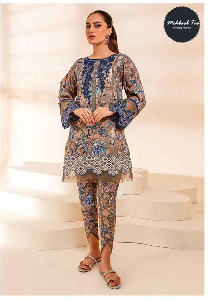 Mehboob Tex Firdous Vol 8 Cotton Dupatta Pakistani Salwar Suits