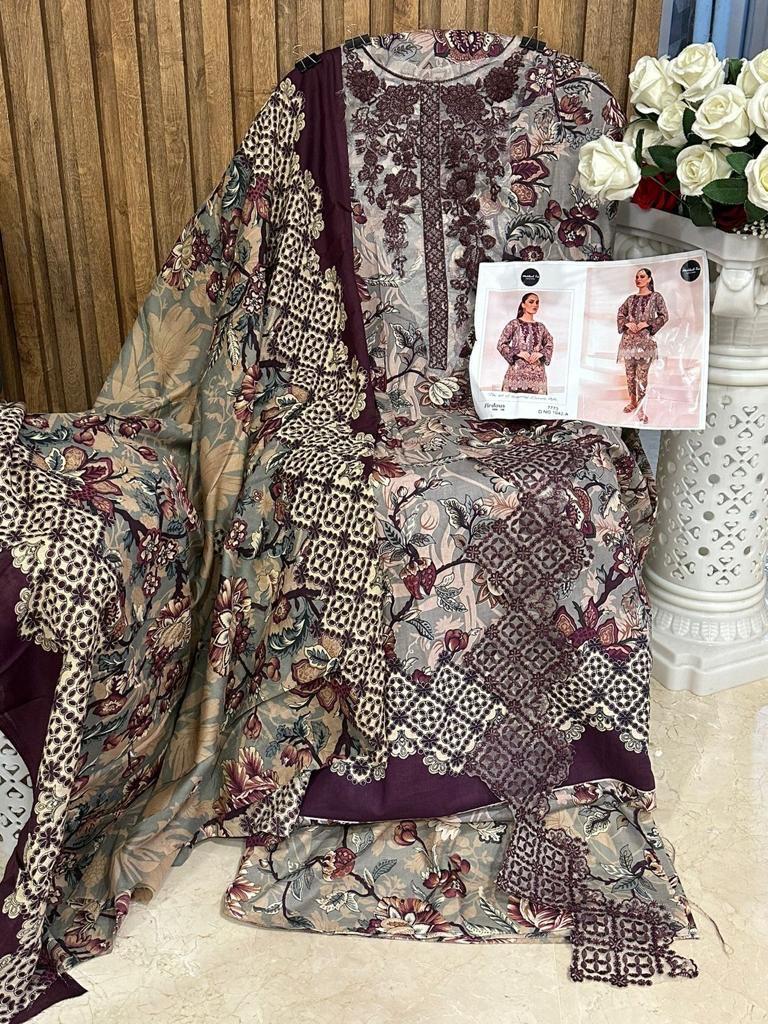 Mehboob Tex Firdous Vol 8 Chiffon Dupatta Pakistani Salwar Suits