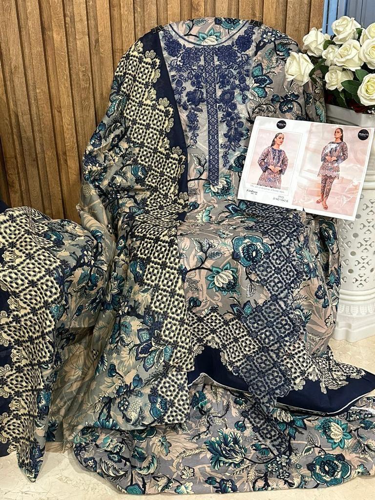 Mehboob Tex Firdous Vol 8 Chiffon Dupatta Pakistani Salwar Suits