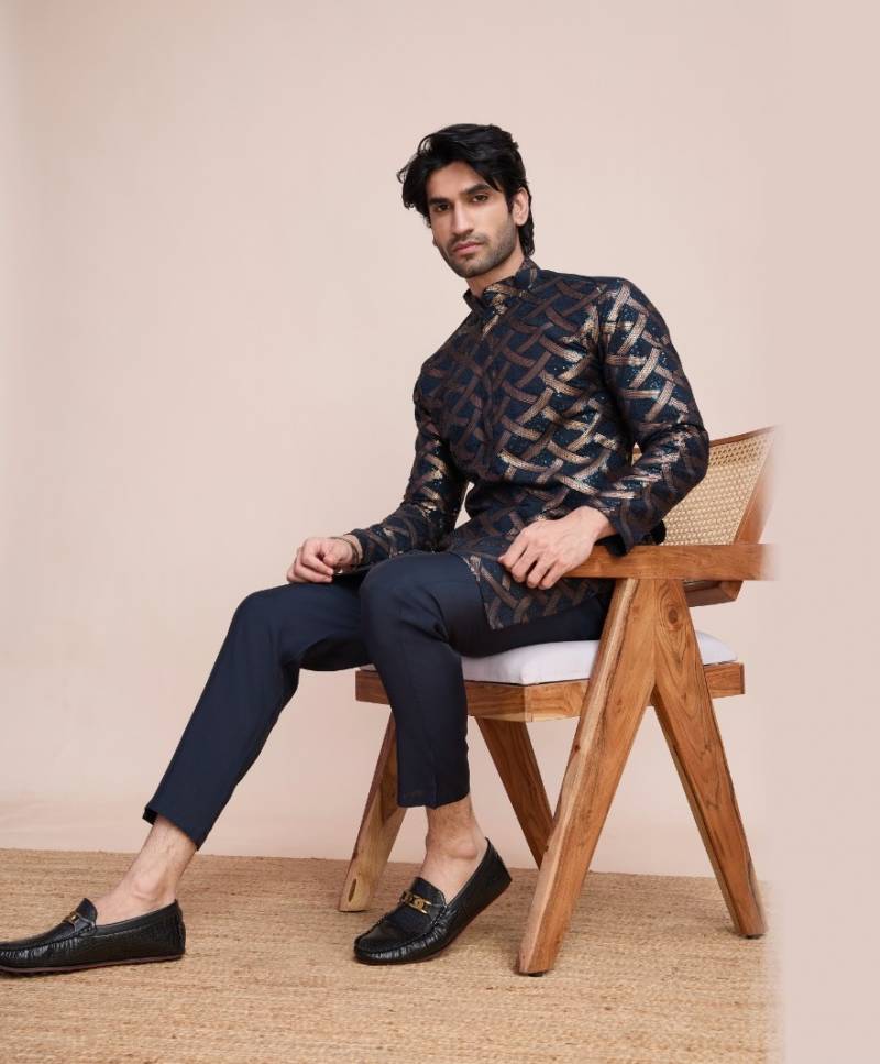 Shubhvastra Mens Tradition Silk Embroidered Mens Kurta Collection