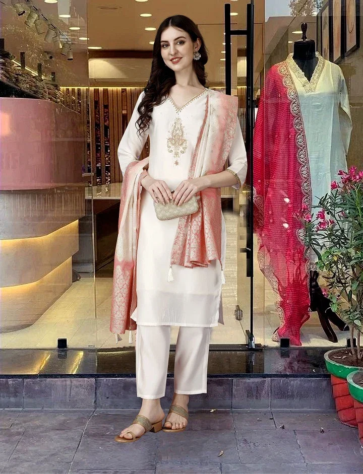 Navya Kurti 25 Designer Cotton Kurti Bottom With Dupatta