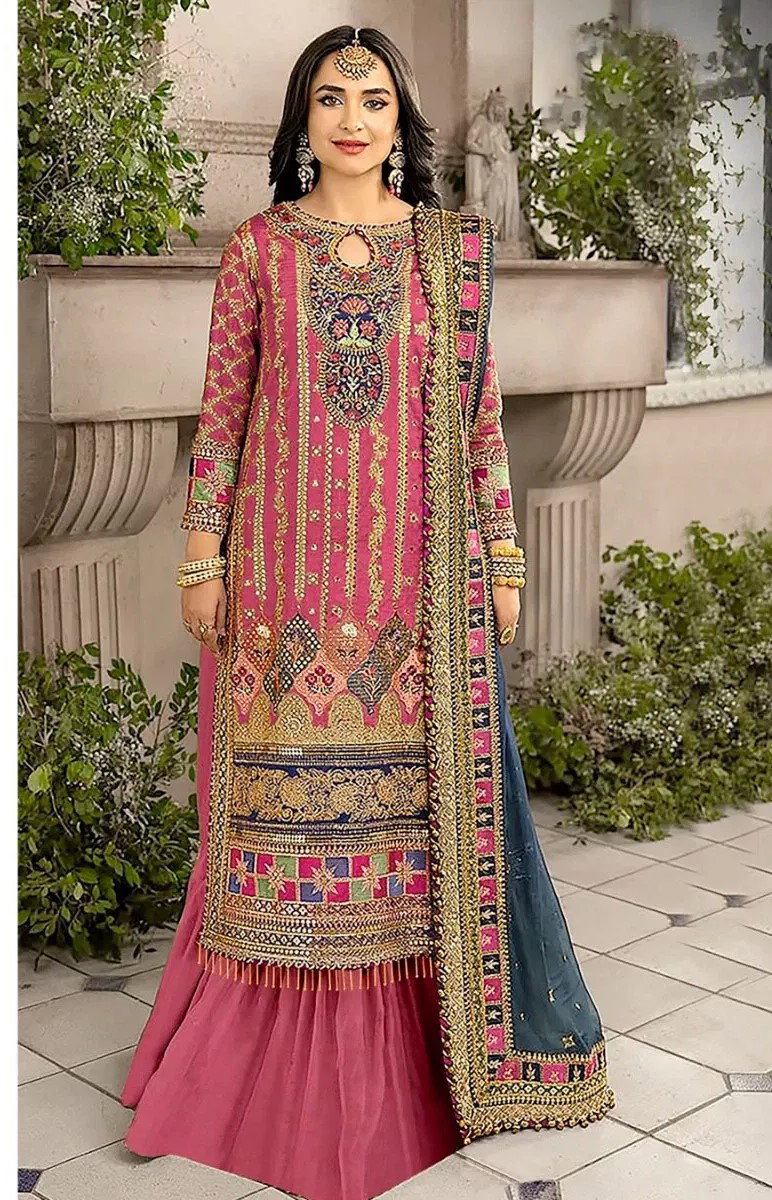 Florent 1027 A To D Embroidered Pakistani  Suits
