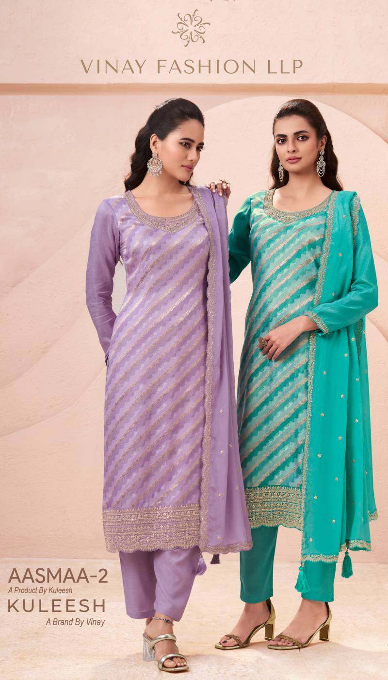 Vinay Kuleesh Aasmaa 2 Designer Salwar Kameez Collection
