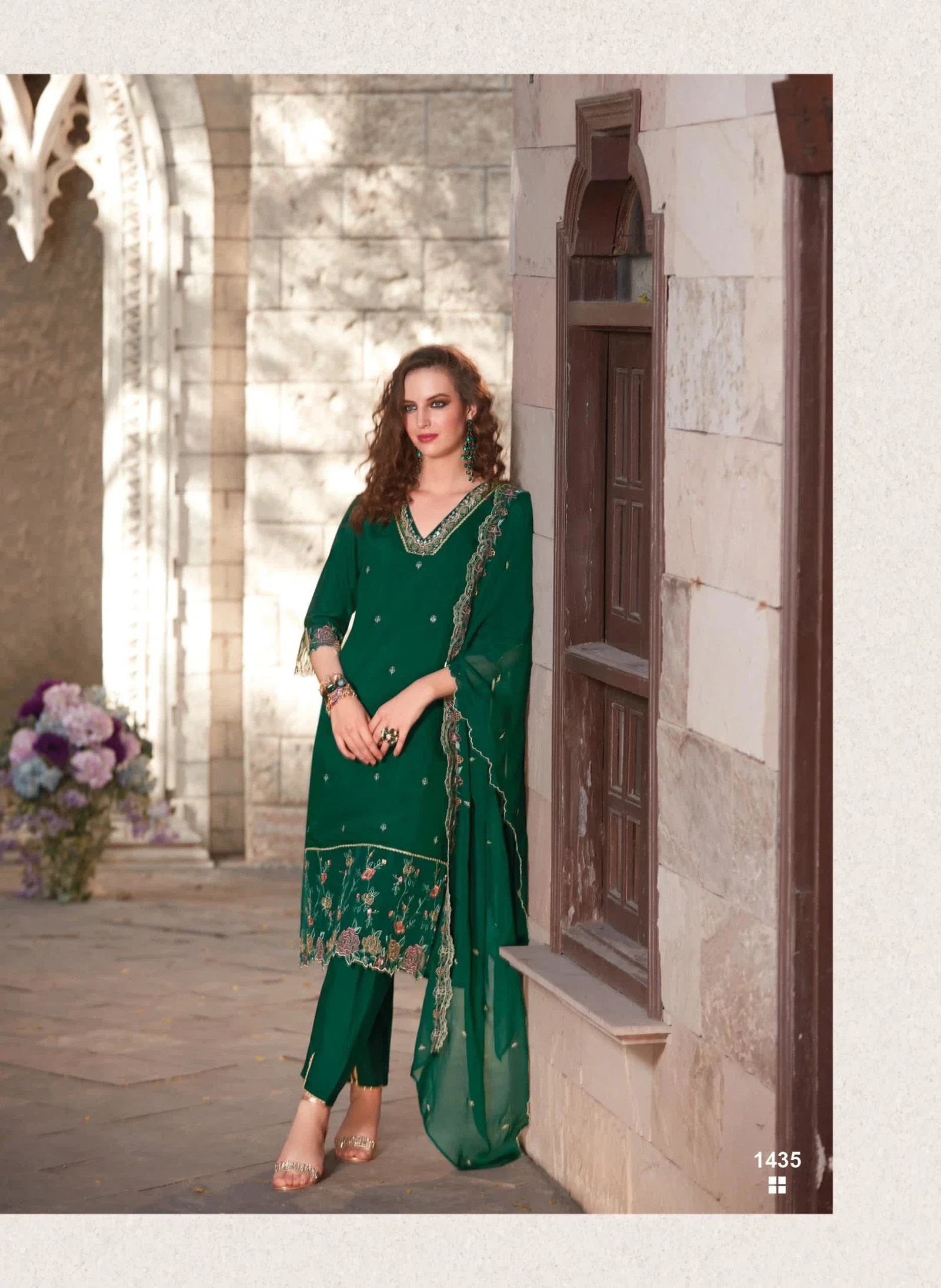 Lady Leela Swaara Festive Wear Kurti Bottom With Dupatta Collection