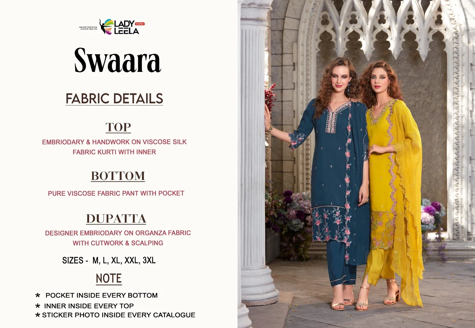 Lady Leela Swaara Festive Wear Kurti Bottom With Dupatta Collection