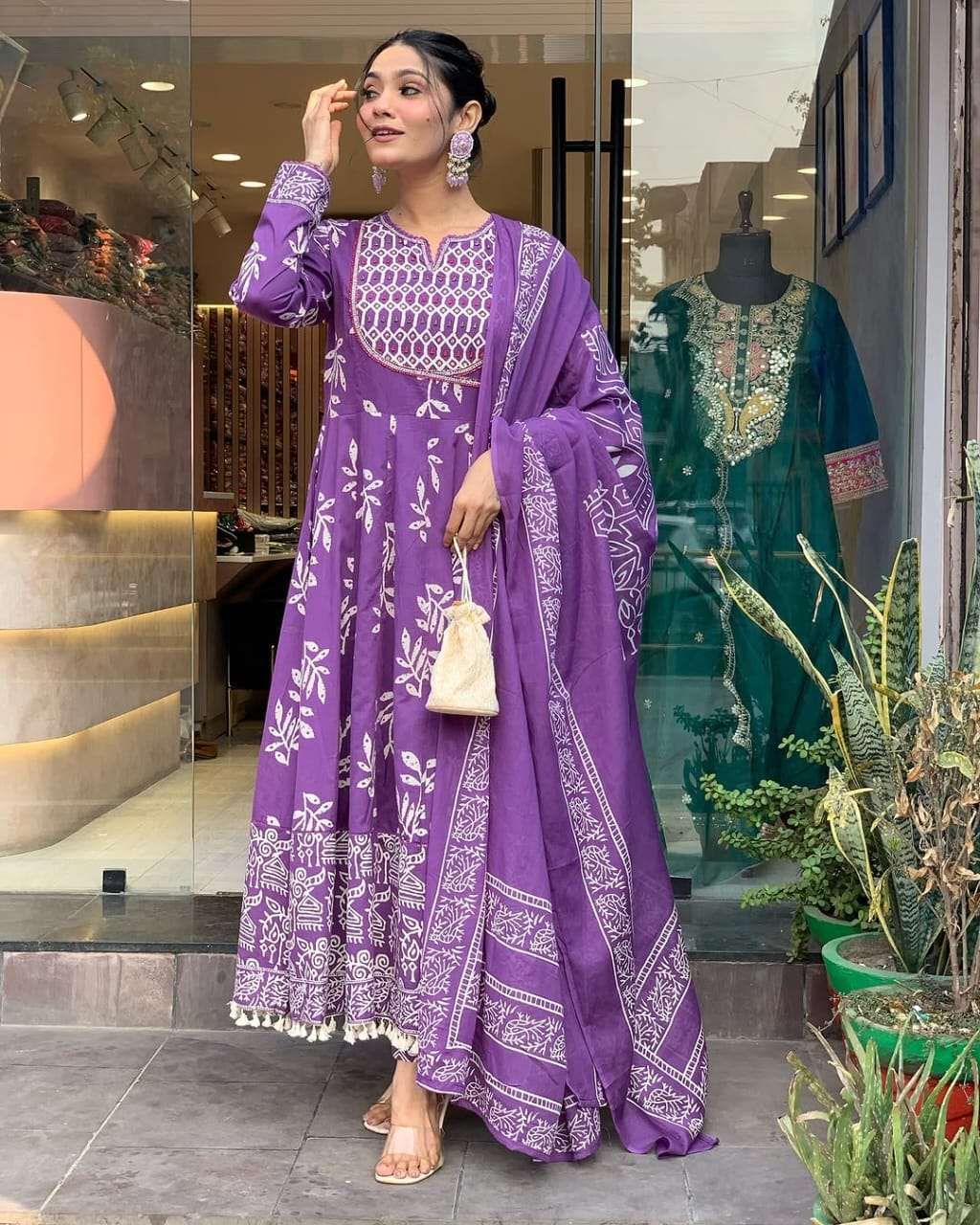KUSUMA KL-5001 Cotton Kurti Pant With Dupatta Collection