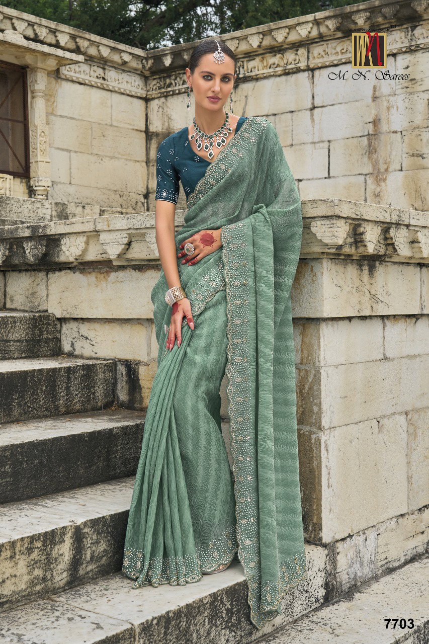 MN 7700 Shahi Poshak Vol 2 Designer Saree