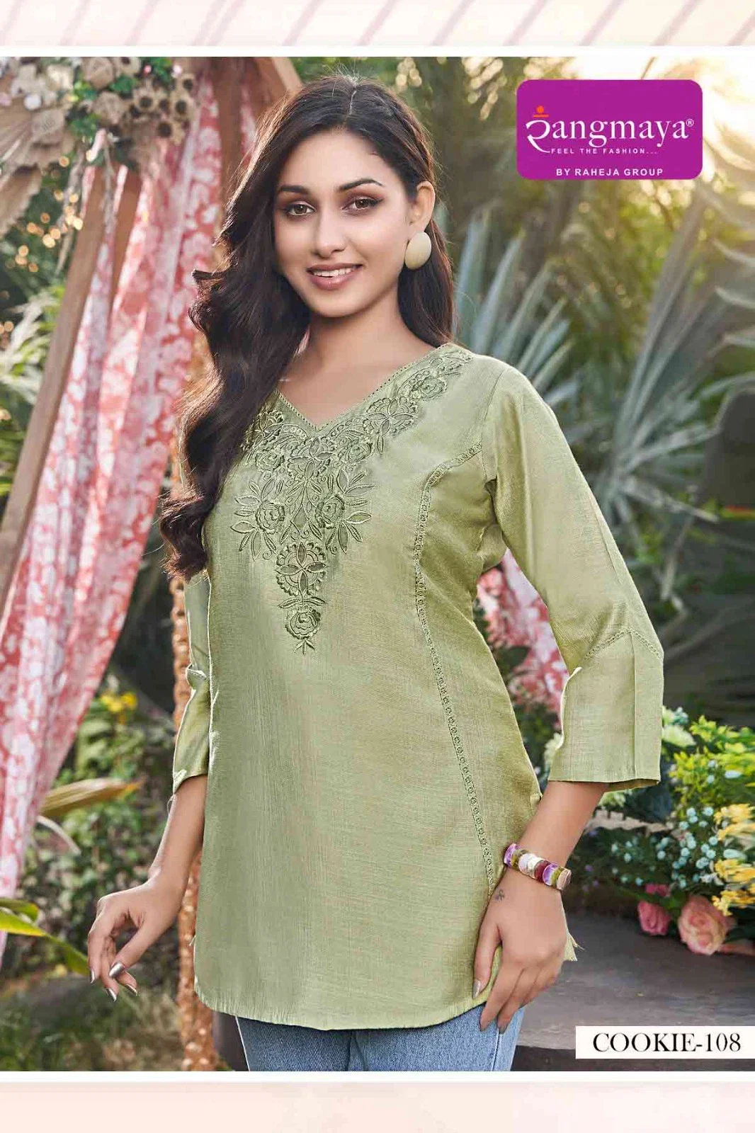 Rangmaya Cookie Tunic Western Top Collection
