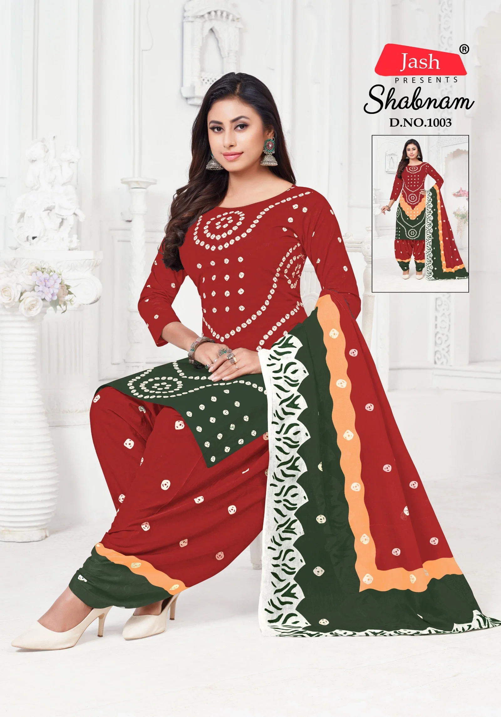 Jash Shabnam Printed Cotton Dress Material