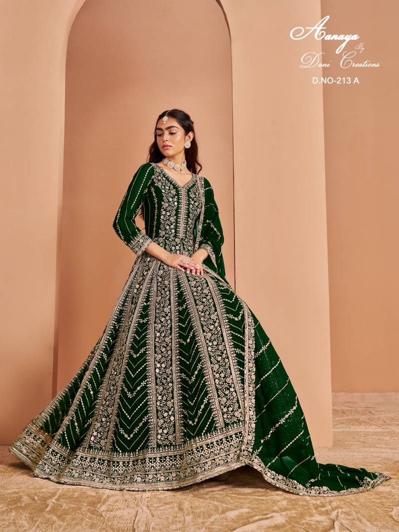 Aanaya Vol 213 Designer Georgette Gown Collection