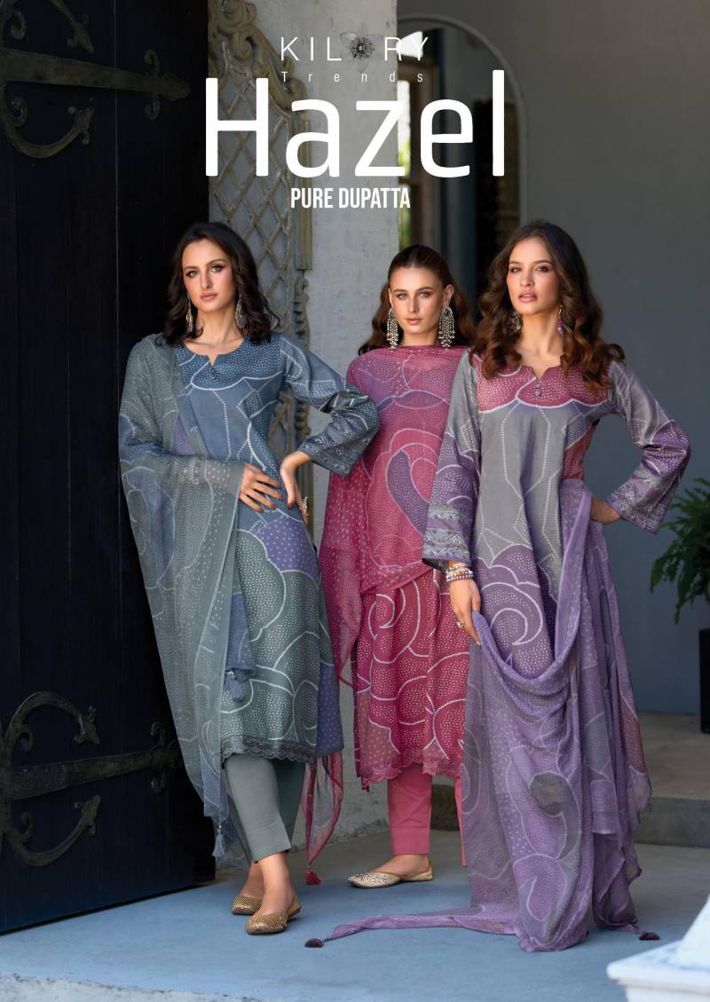 Kilory Hazel Jam Cotton Digital Foil Printed Salwar Kameez