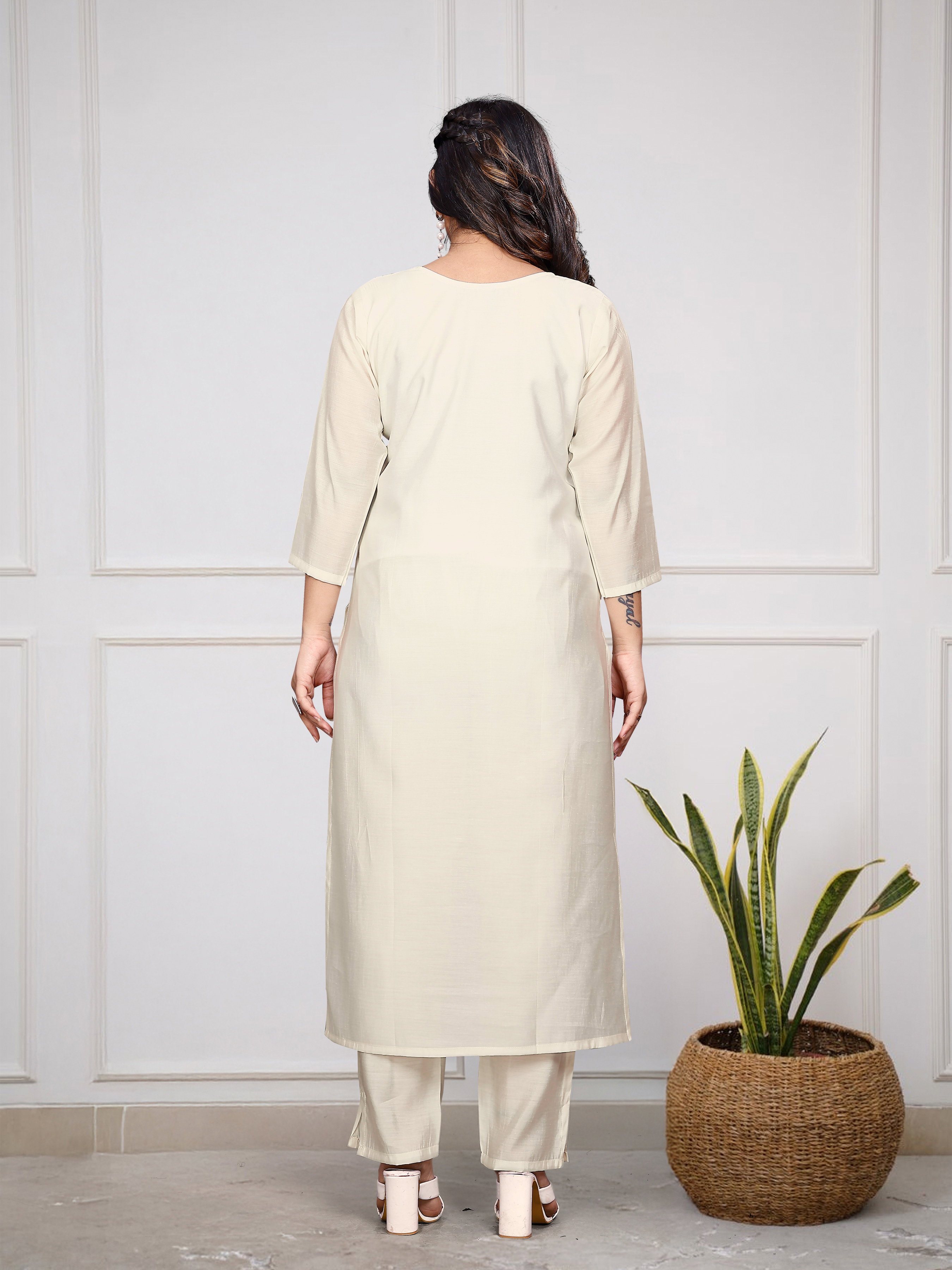 Aishwarya 1 Viscose Chanderi Kurti Bottom With Dupatta