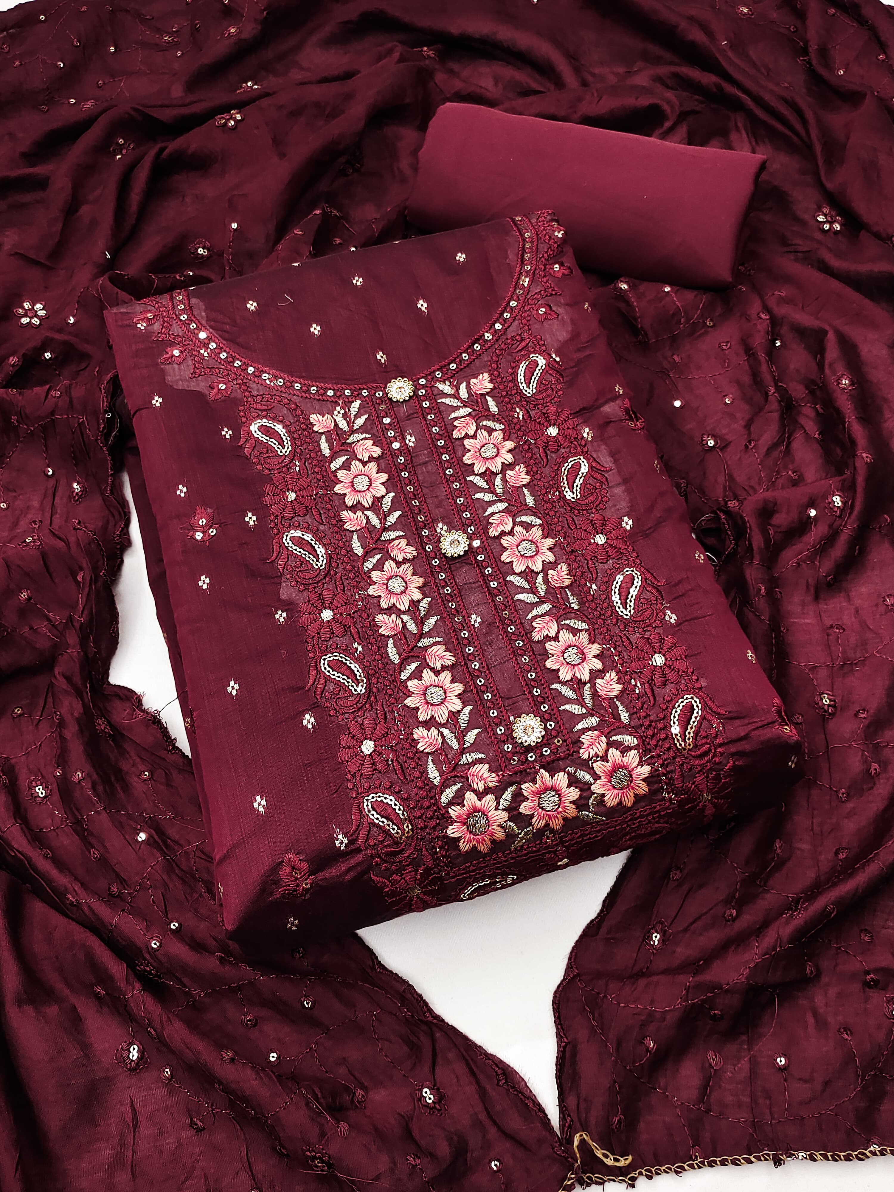 Afeem 1 Chanderi Silk Fancy Dress Material Collection