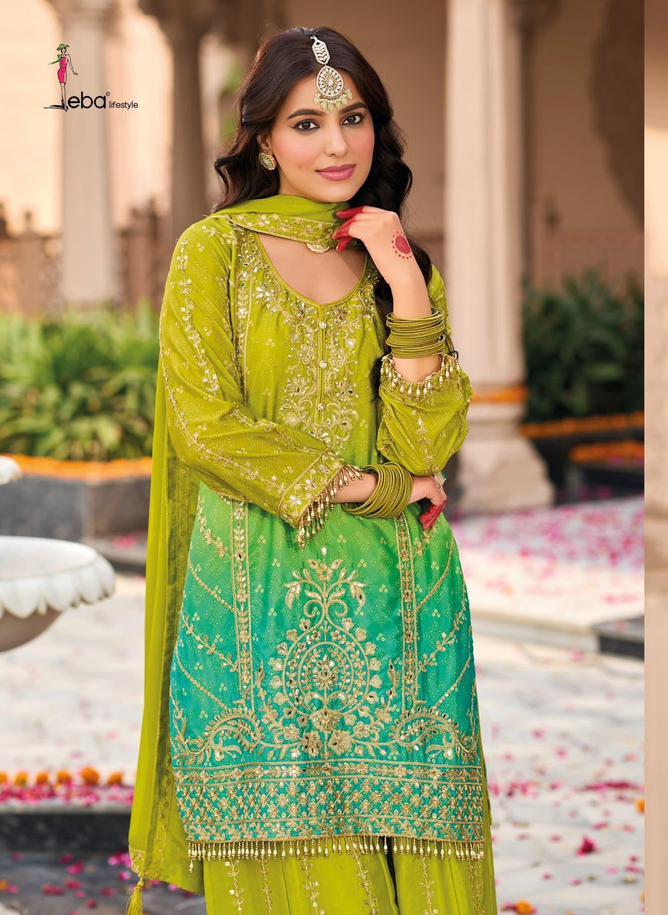 Eba Rangeen 1782 Digital Printed Readymade Suits Collection