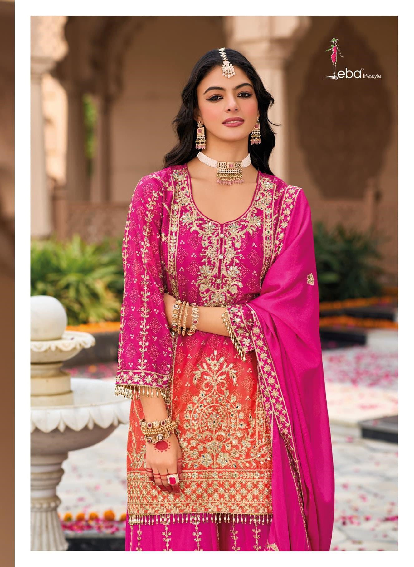 Eba Rangeen 1781 Digital Printed Readymade Suits Collection