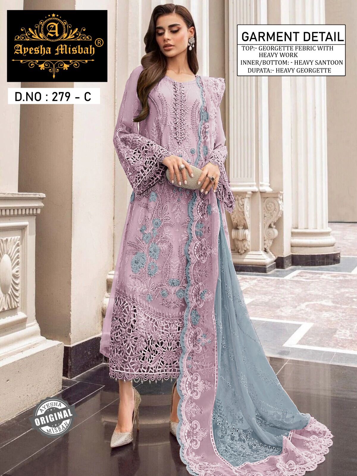 Ayesha Misbah 279 Pakistani Salwar Suits