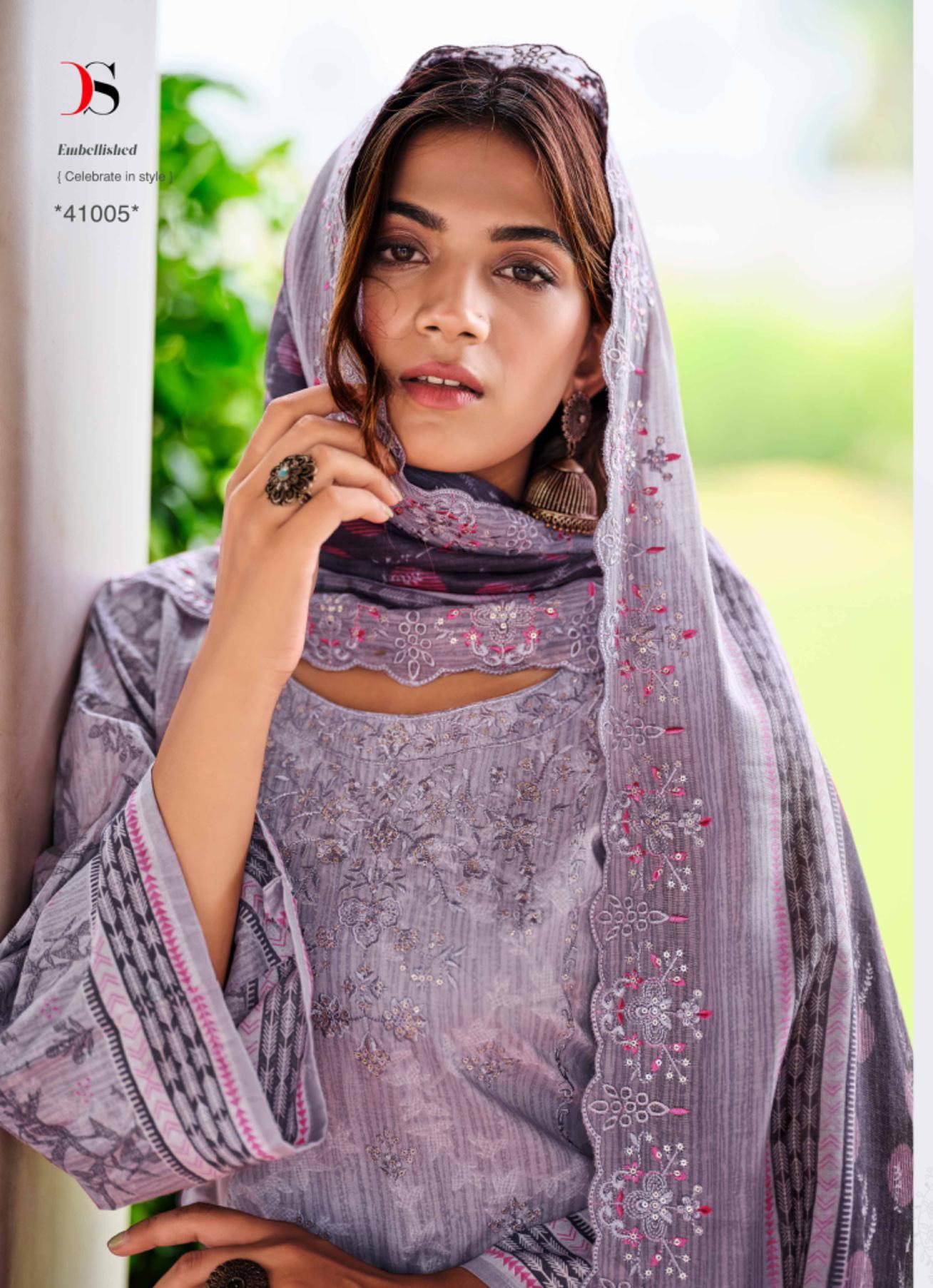 Deepsy Bin Saeed 41005 And 41006 Pakistani Salwar Suits Collection