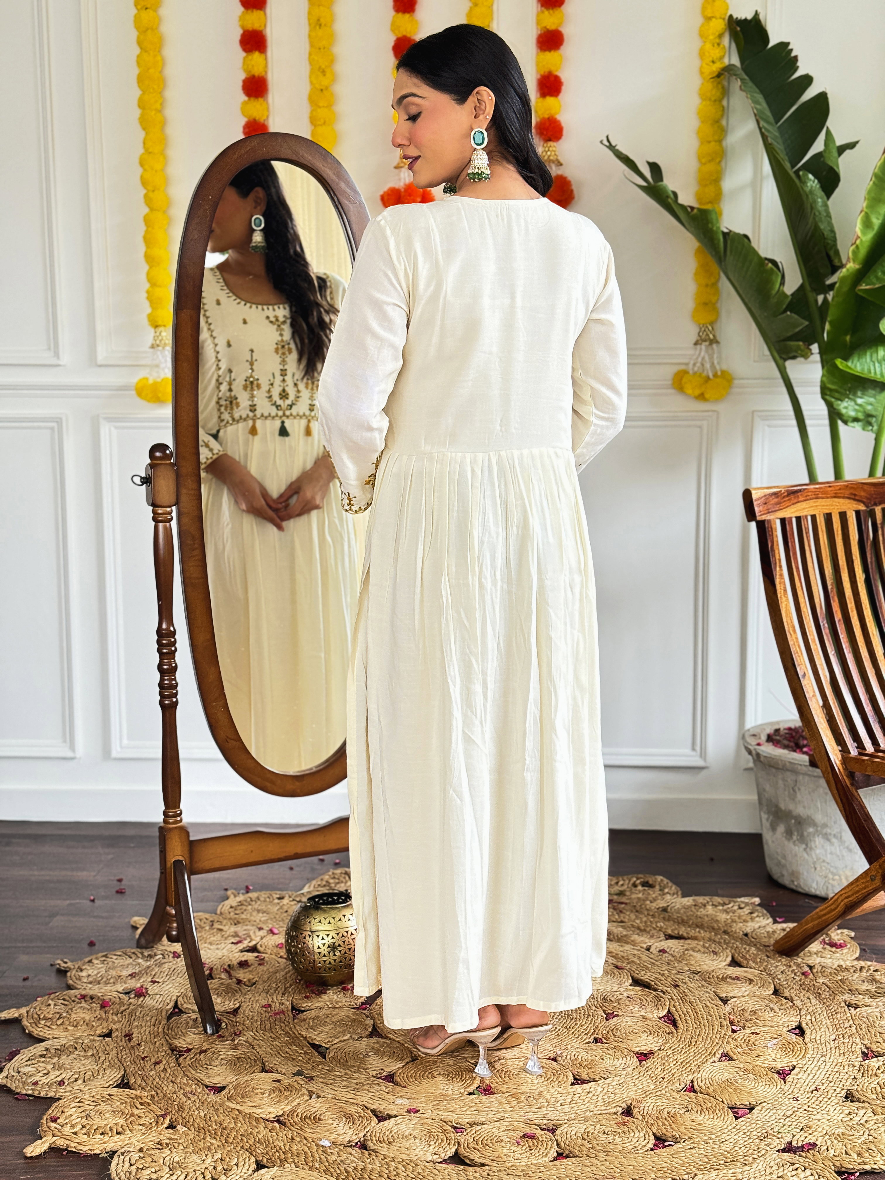 KUSUMA T-01 Ekta 1 Lilen Fancy Kurti Bottom With Dupatta