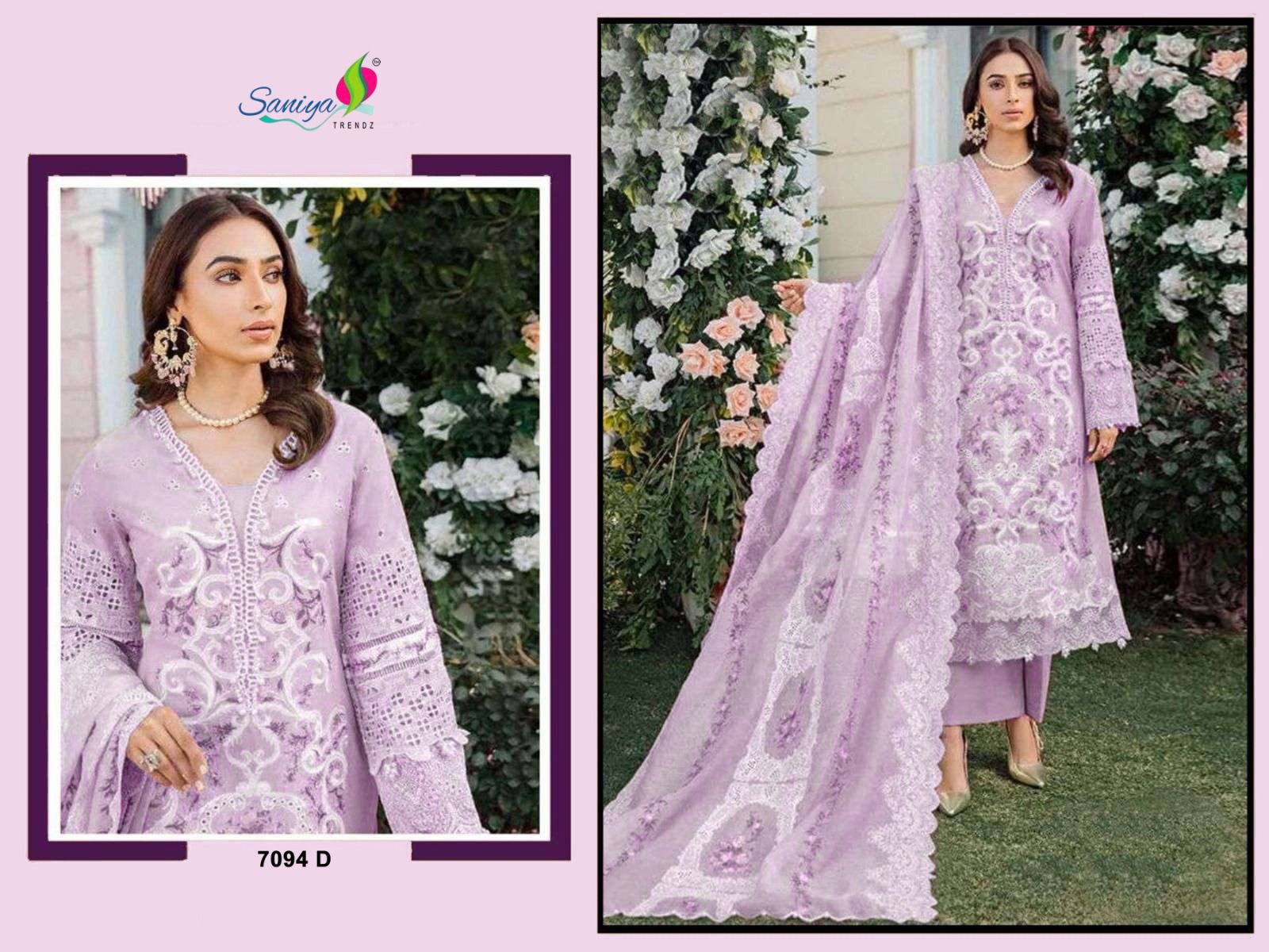 Saniya 7094 Cotton Pakistani Salwar Kameez Collection