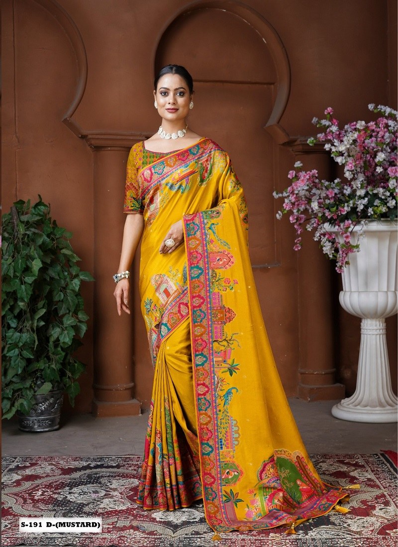 Tathastu Anaara S 191 D Designer Dola Silk Saree