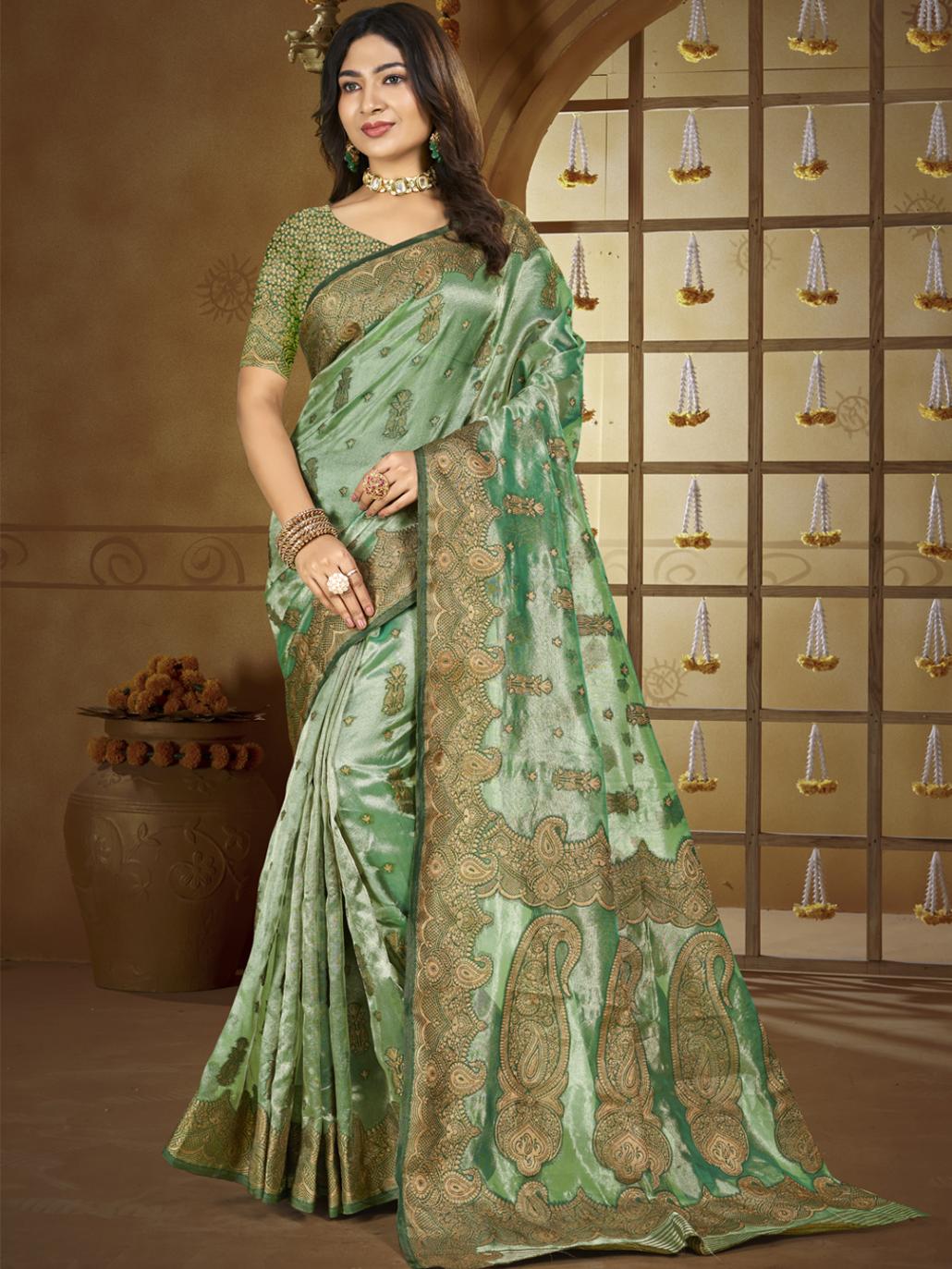 Bunawat Cindrella Vol 5 1003 Silk Saree Collection