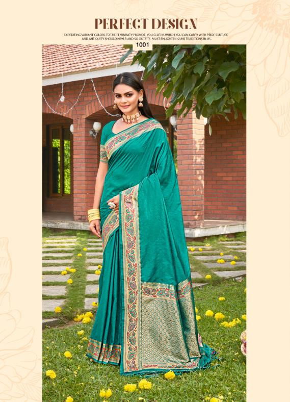 Bunawat Susobhana 1001 Kanjivaram Silk Saree