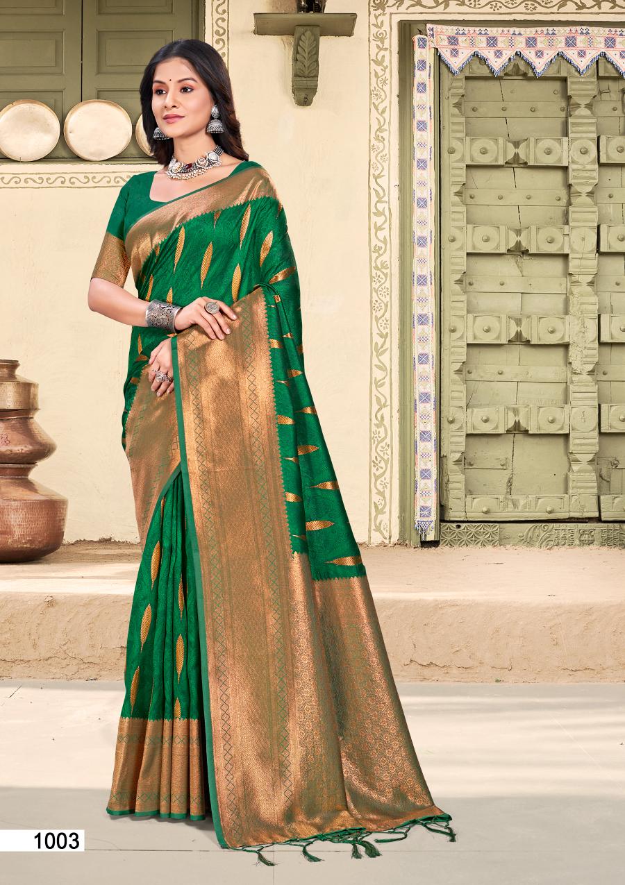 Bunawat Pinkvilla 1003 Fancy Silk Saree Collection