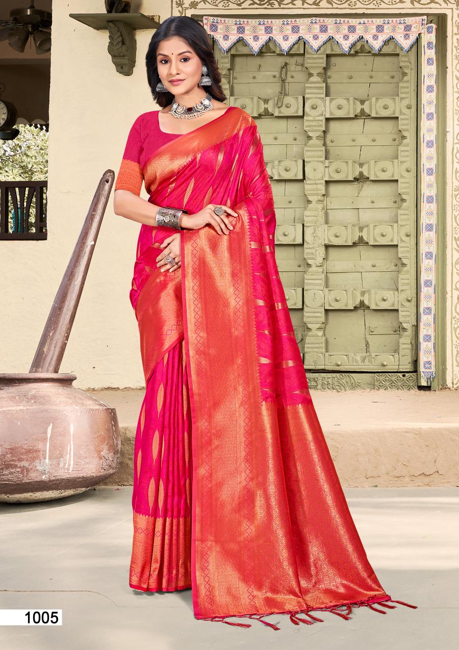 Bunawat Pinkvilla 1005 Fancy Silk Saree Collection