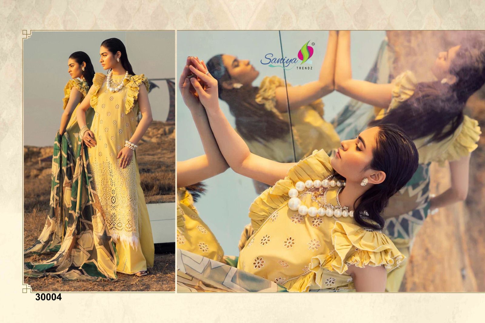 Saniya Adan Libas Chikankari Nx 30 Pakistani Salwar Kameez