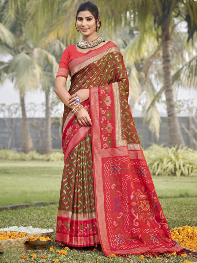 Bunawat Pochampalli Silk Vol 1 1001 Festive Wear Saree
