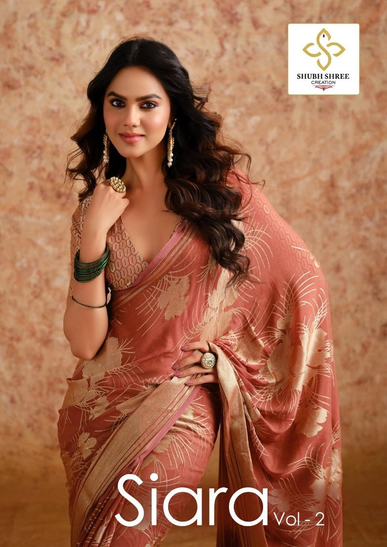 Shubh Shree Siara 2 Brasso Party Wear Saree Collection