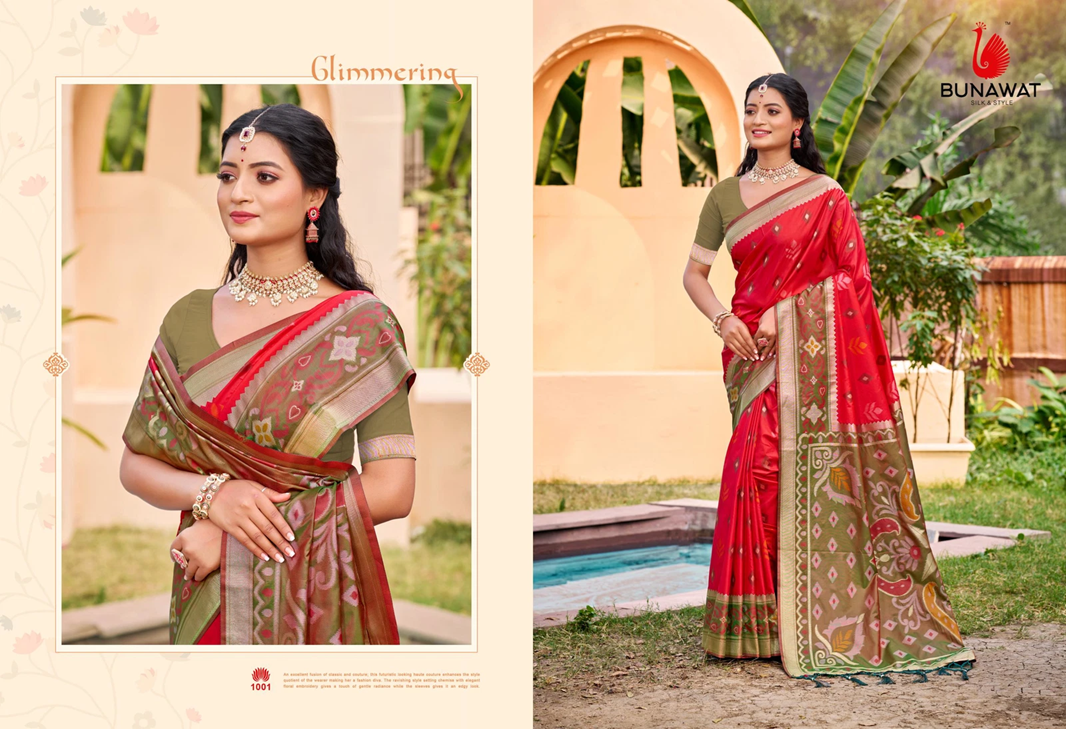 Bunawat Pochampalli Silk Vol 4 1001 Silk Saree