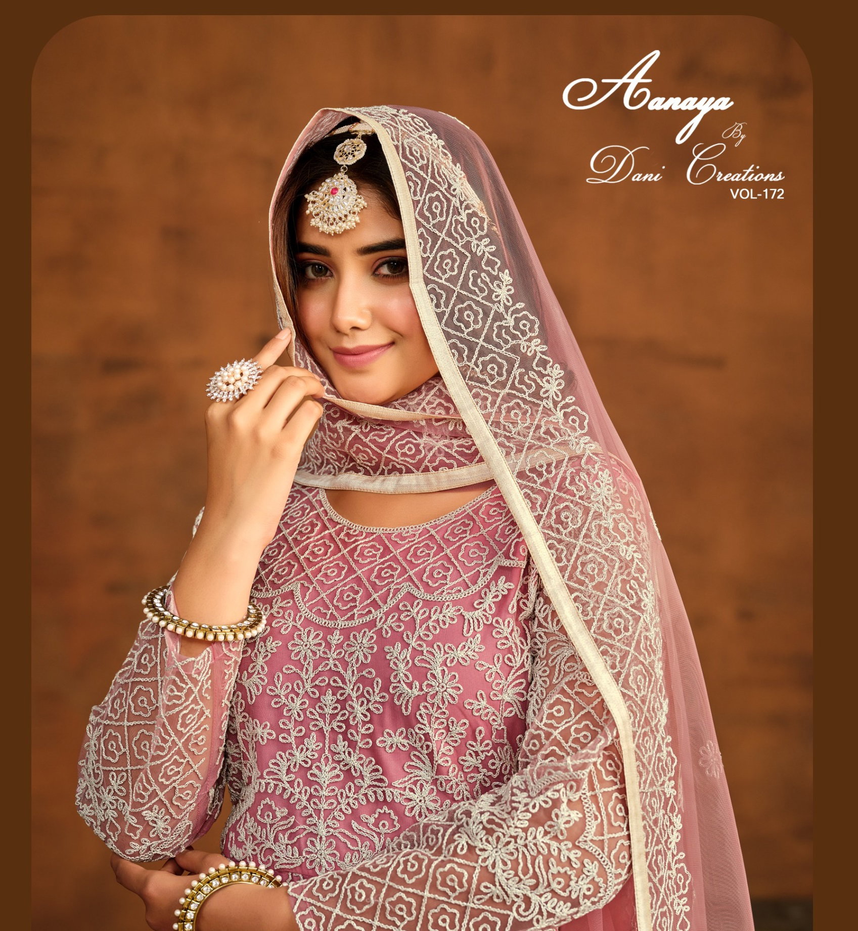 Aanaya Vol 172(7200 SERIES ) Net Designer Gown Collection