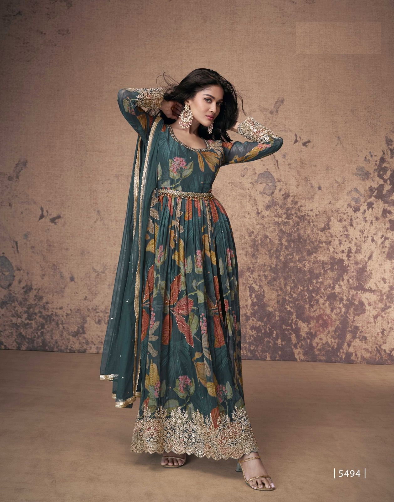 Anamika Hit 1 Georgette Designer Embroidered Suits Collection